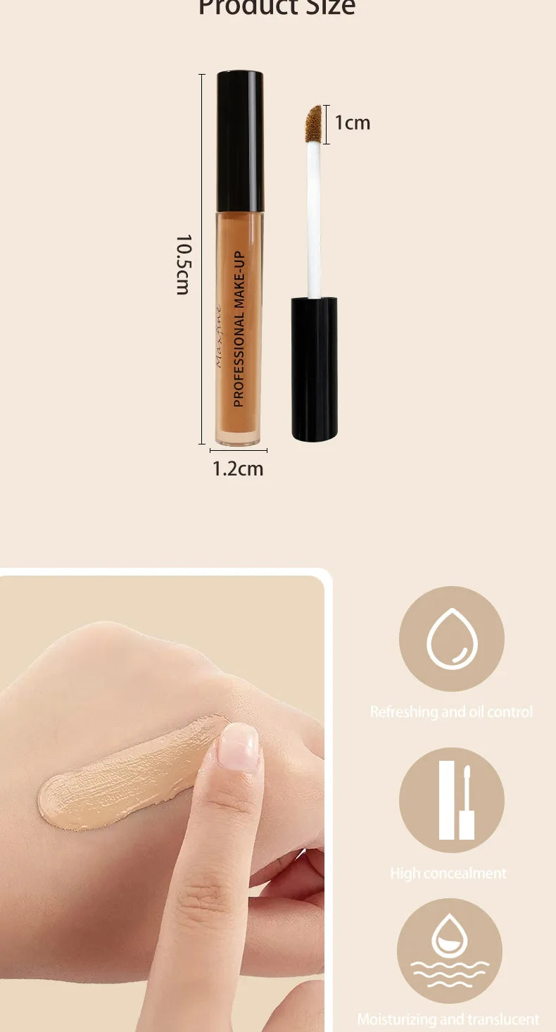 Tidesmit matte liquid concealer for face makeup featuring high coverage waterproof oil control and long lasting finish