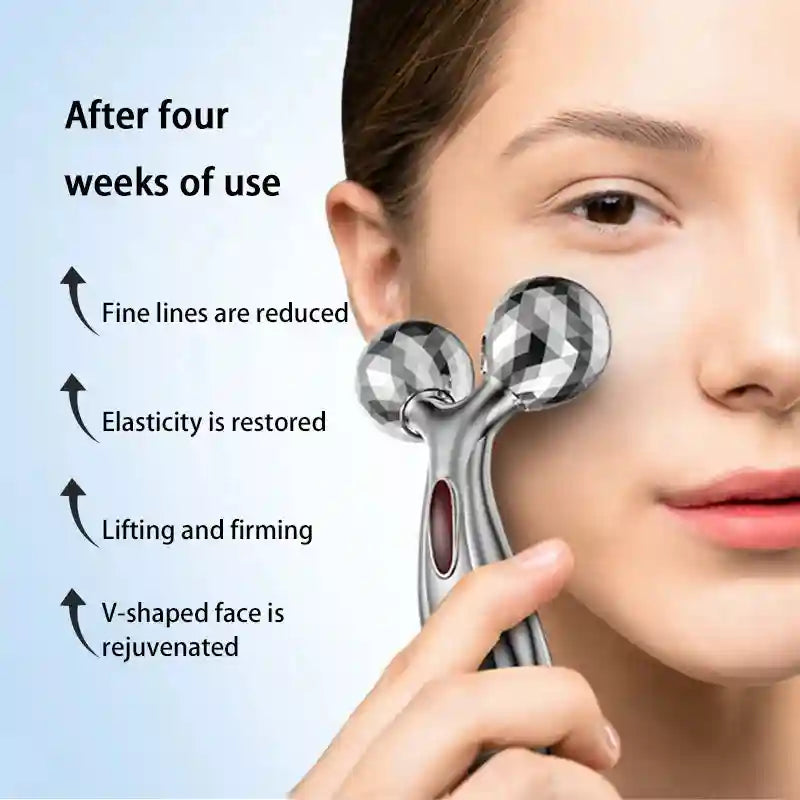 Y Shape Gua Sha Face Roller Set | Stainless Steel Home Spa Massager Relaxation Treatment Tidesmit