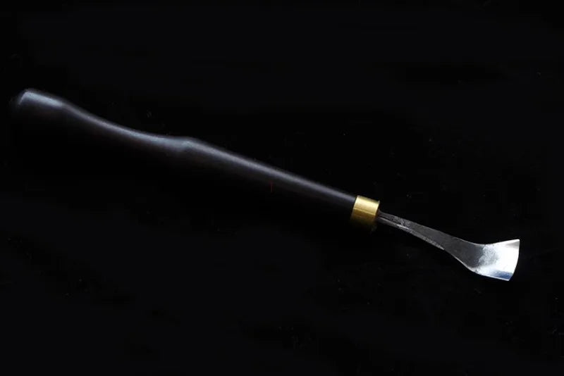 Woodworking DIY Spoon Digging Knife Precision Carving Special Curved Knife Professional Craftsman Tree-root Carving Chisel Tools