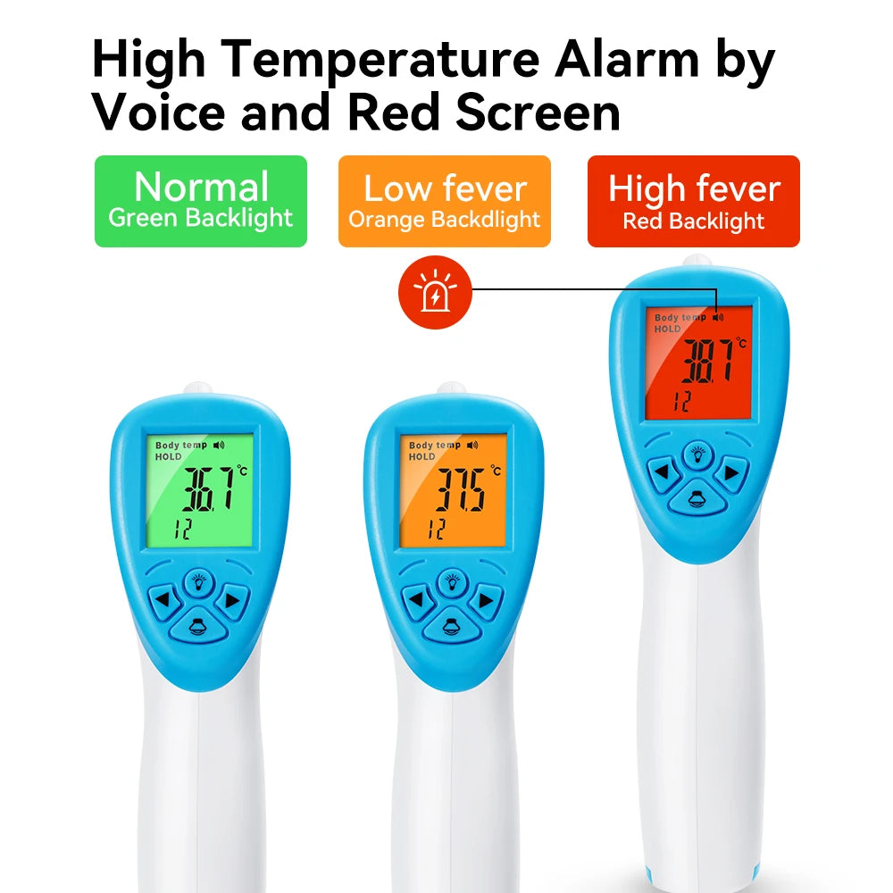 Aicare Digital Thermometer Electronic Non-Contact Medical Infrared for Baby Adults Body Medical Thermometer Home Fever Monitor