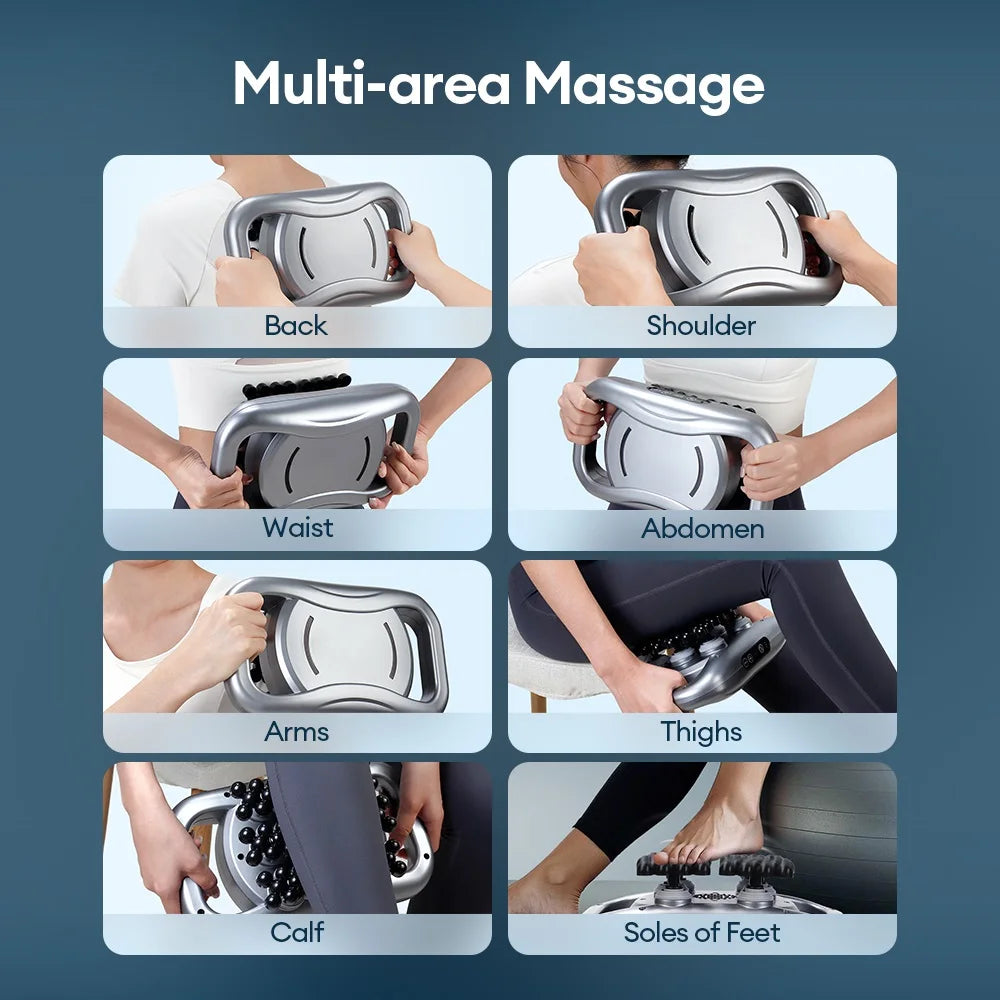 Deep Tissue Massage Gun: Portable Electric Muscle Recovery Massager Back Massage Instrument Tidesmit