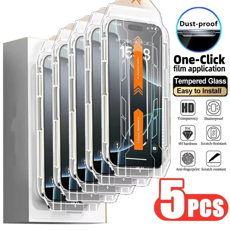 Samsung Galaxy Screen Protector - 4 Pack HD Tempered Glass (9H Hardness) Tidesmit