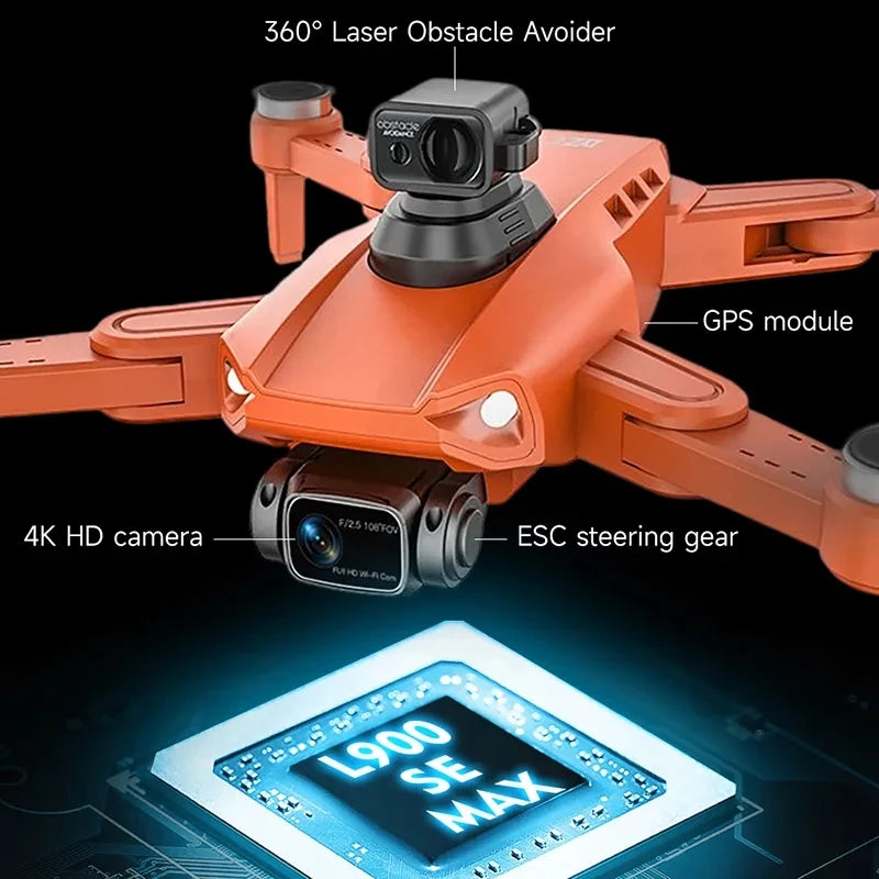 4K GPS Drone with Obstacle Avoidance and FPV Camera | Tidesmit Tidesmit
