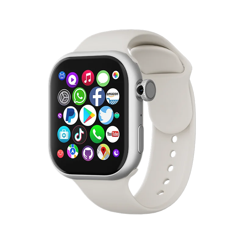 YLL-VP19 PRO 4G LTE Smart Watch WIFI GPS Big AMOLED Screen Color Display SIM Call Android IOS Compatibility Sleep Tracker IP67