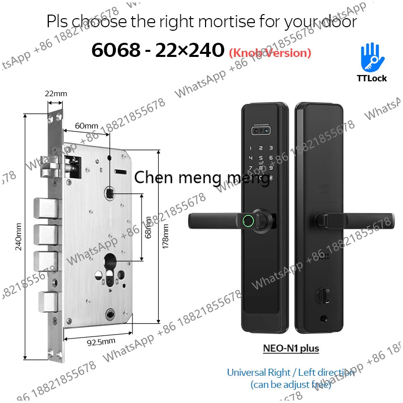 3D Face Recognition Digital Door Camera Fingerprint cerradura inteligente Electronic Smart Door Lock For Home