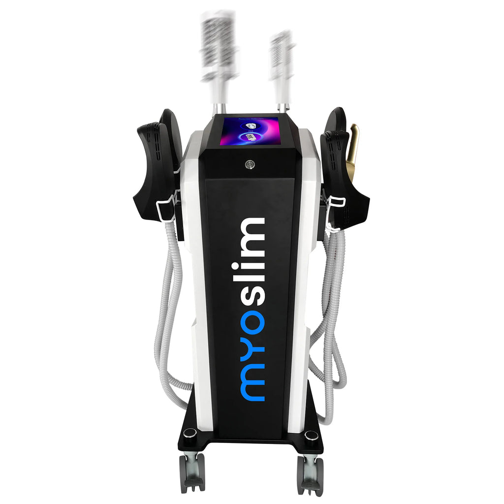 EMS RF Body Sculpting Machine - 4 Handle Professional Fat Burner Relaxation Treatment 4 handles RF 220V Tidesmit