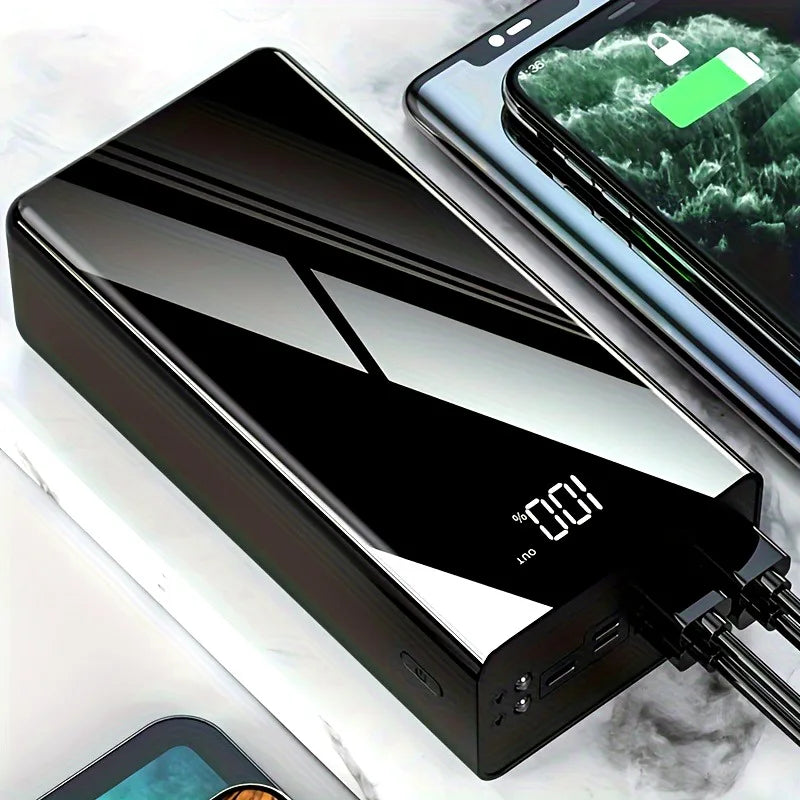 Portable Charger 100000mAh Power Bank with 4 USB Ports and PD Tidesmit