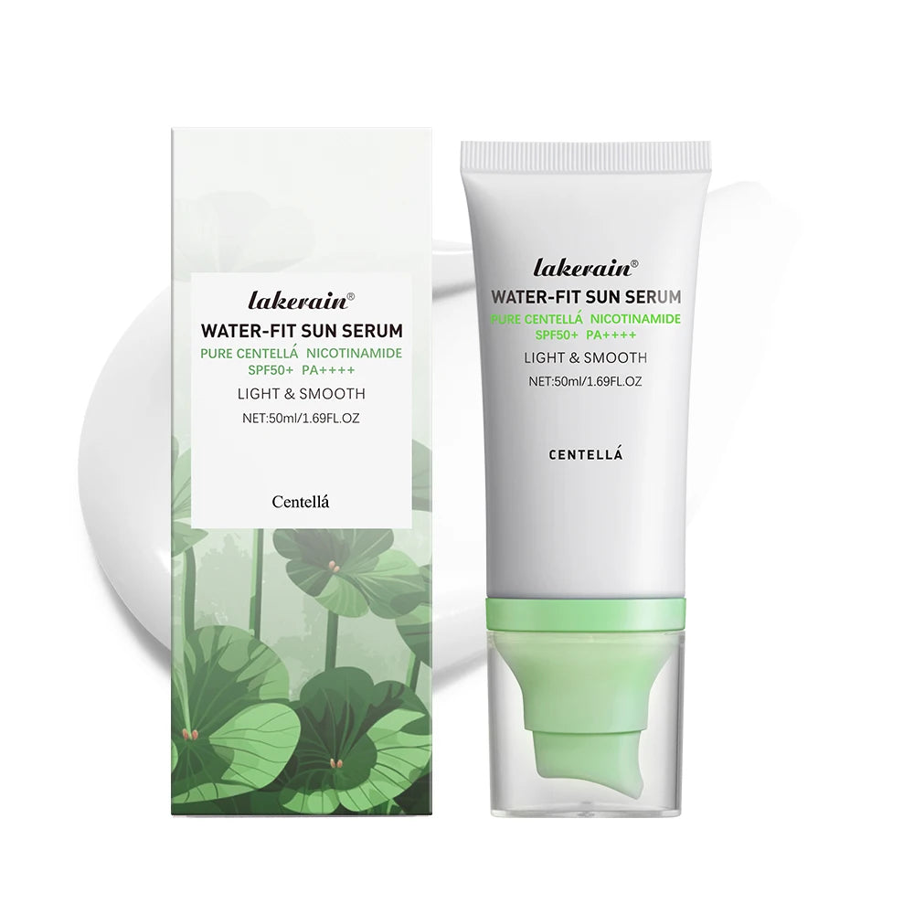 Tidesmit SPF 50 Centella Asiatica sunscreen essence for face makeup with refreshing non-sticky formula for sensitive skin
