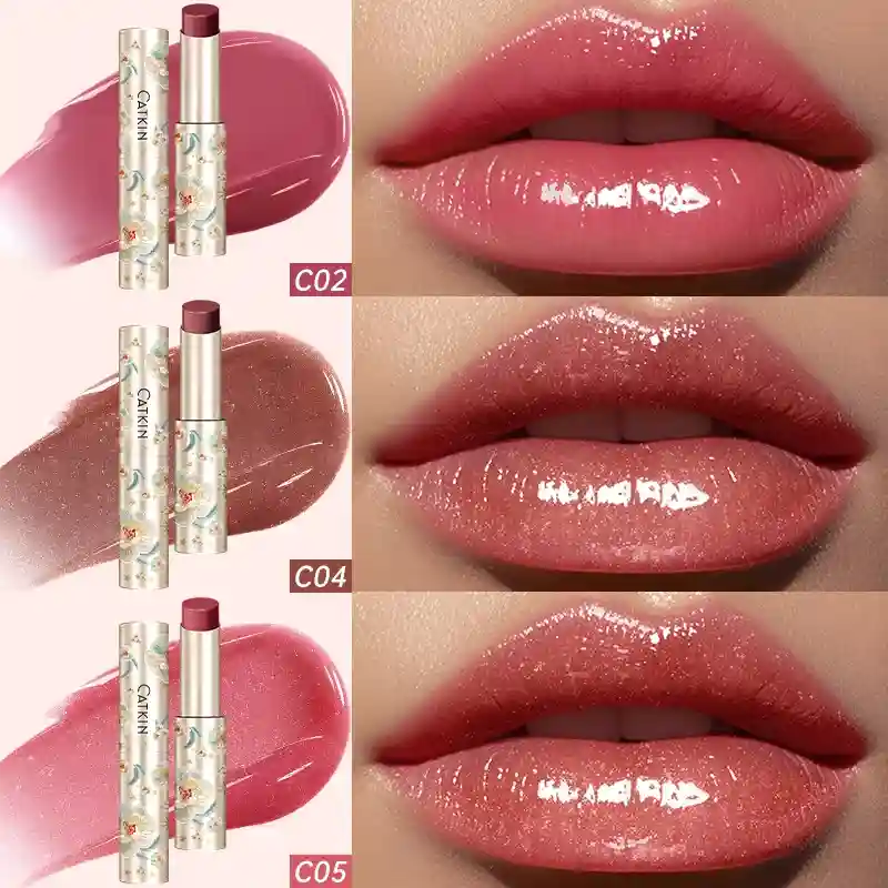 Moisturizing Tinted Lip Balm - Hydrating Lip Care with 6 Vibrant Shades Lip Care C02 C04 C05 Tidesmit