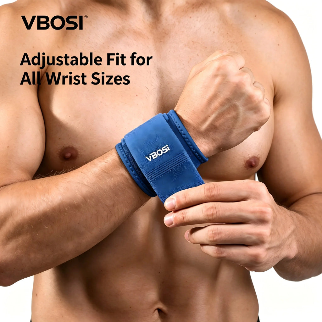 VBOSI Adjustable Wrist Support Brace Neoprene Compression Wristband for Sports Fitness Weightlifting Basketball Pain Relief Wris