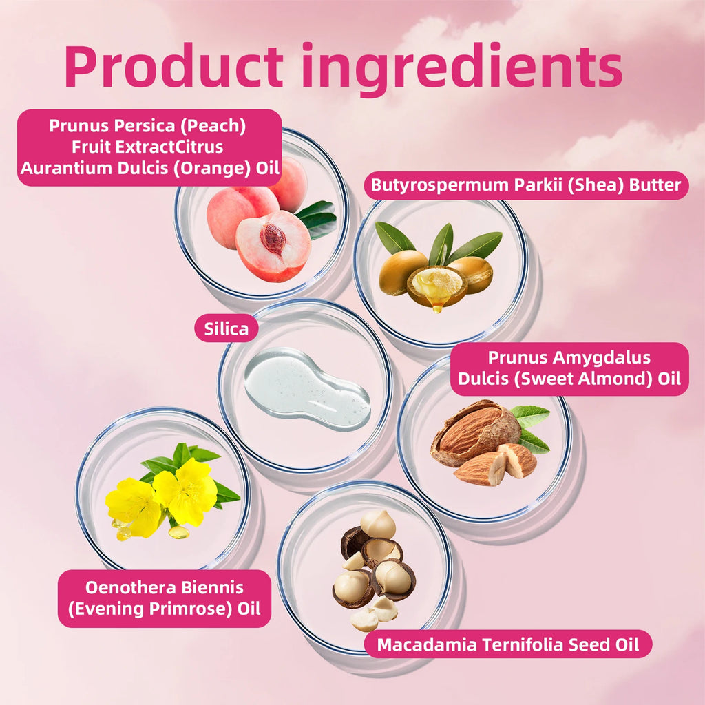 Peach Shea Butter Body Scrub Exfoliator - 150g Natural Skin Treatment Scrubs Treatments Tidesmit