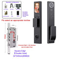Outdoor Waterproof Lock Wifi Tuya APP Remote Voice Intercom Electronic Door Lock Face Fingerprint Smart Door Lock With Camera