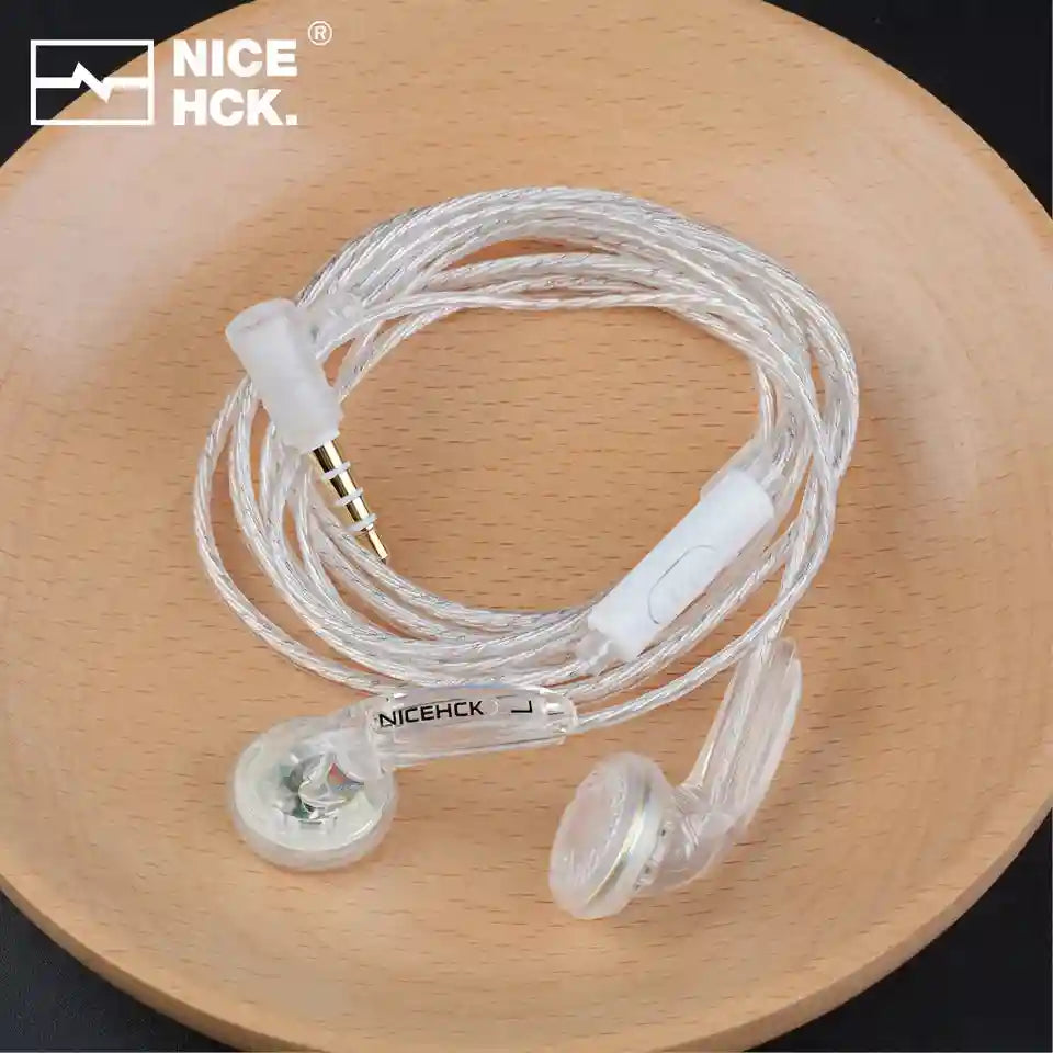 Wired 3.5mm HiFi Earbuds - Green Monitor Headphones for Clear Audio Tidesmit