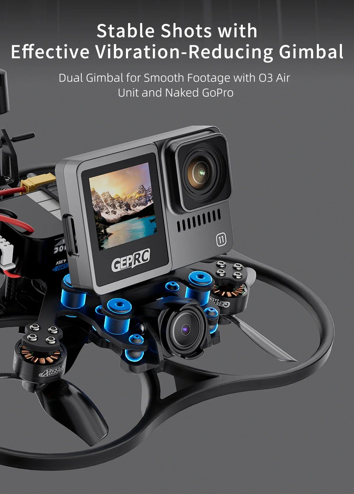 GEPRC Cinelog30 V2 FPV Drone: 45A AIO FC Analog System Tidesmit