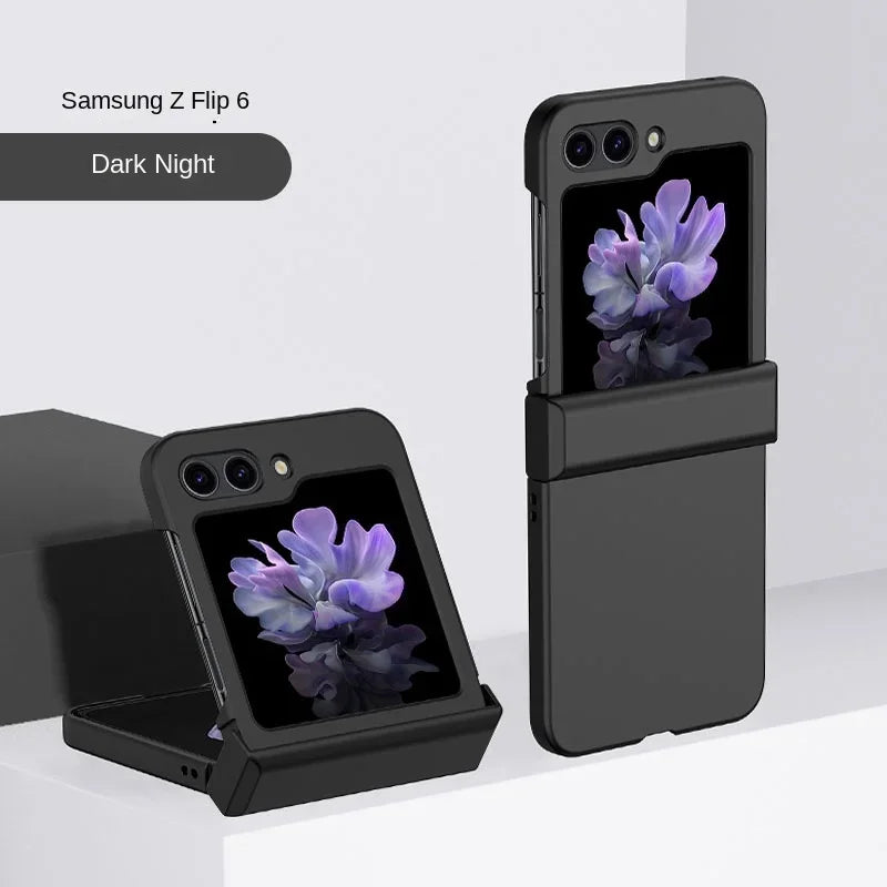 Samsung Galaxy Z Flip 7 Case: Military-Grade Shockproof Hinge Cover Black Tidesmit