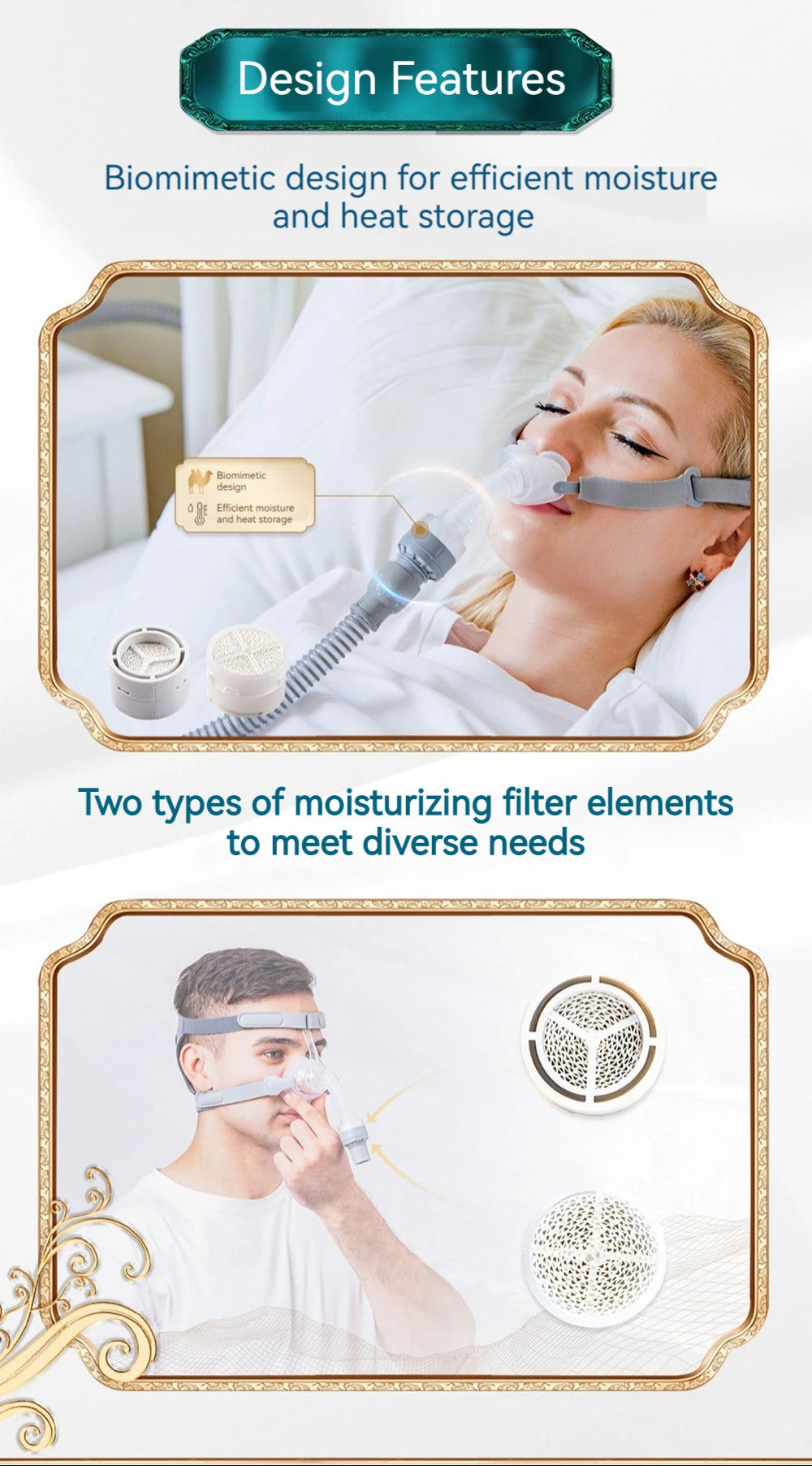 BMC HU-PLUS For P2H N5AH Humidification Filter CPAP Auto CPAP M1 MINI Machine HU PLUS