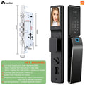 SmarDeer IP66 Outdoor Waterproof Smart Lock,3D Facial & Palm Vein Recognition Lock,Tuya WiFi Keyless Entry Security Lock