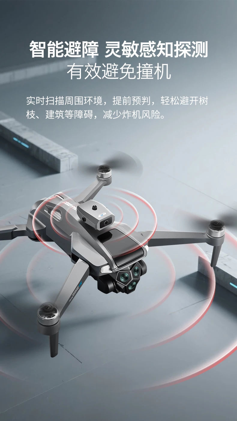 4K Camera GPS Drone with Obstacle Avoidance - Foldable M66 Tidesmit