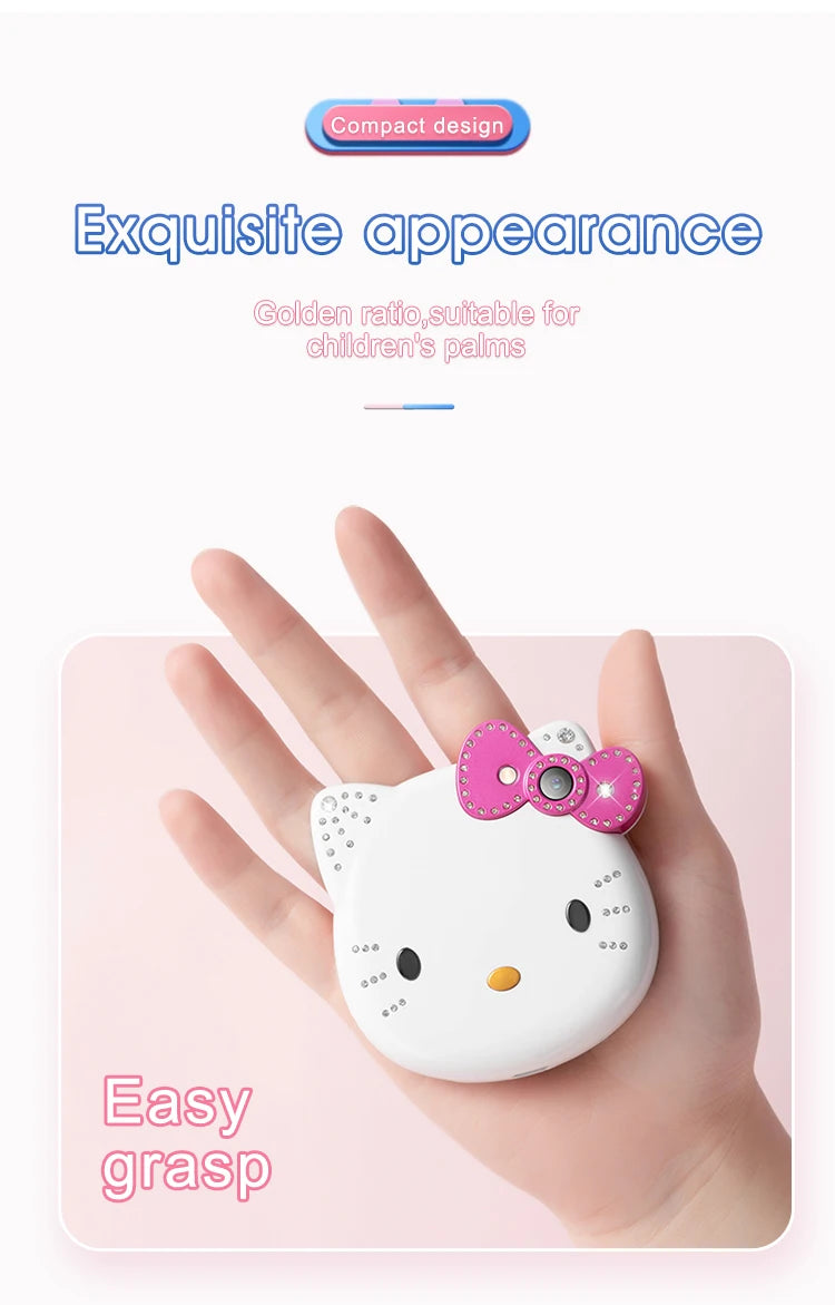2024 Sanrio Hello Kitty Flip Phone Kawaii K688 Cartoon Taiml Cute Mini Phone Birthday Fashion Gift Toys Christmas For Anime Fans