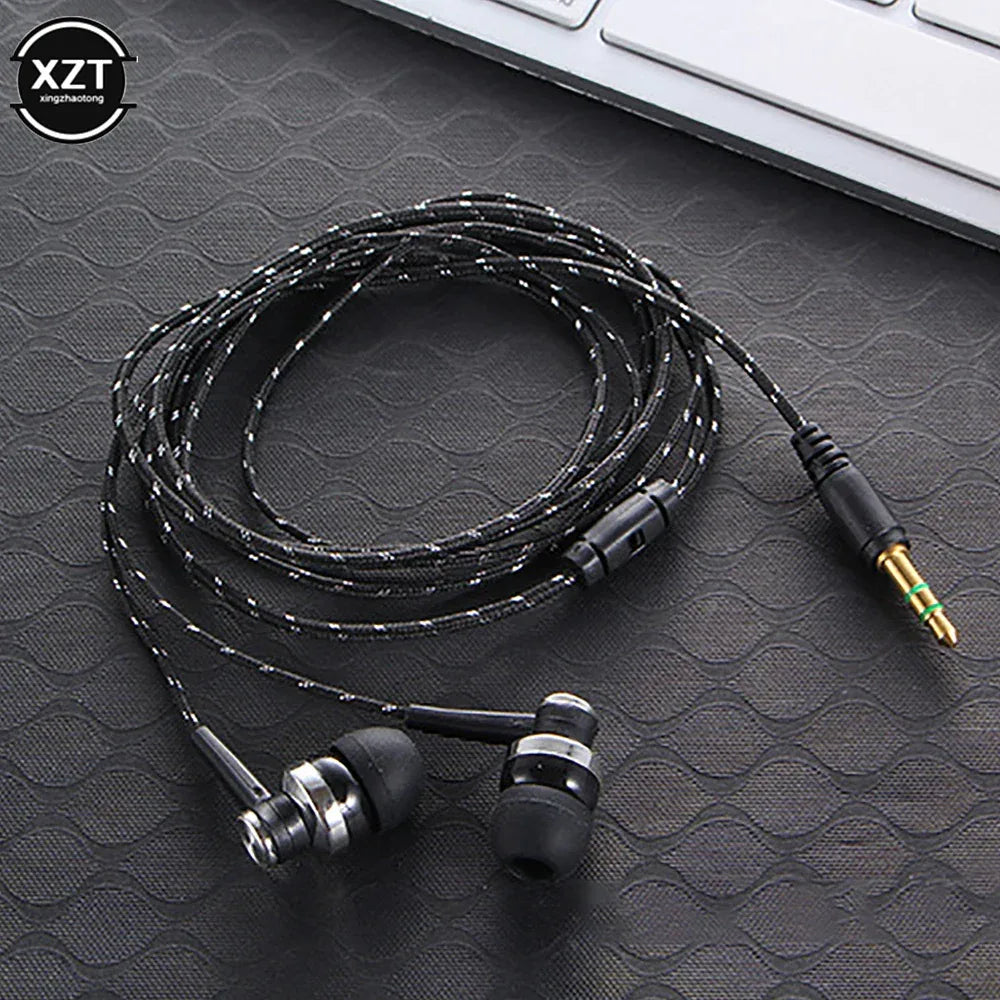 Wired In-Ear Headphones with Mic, Durable Nylon Cable | Tidesmit Tidesmit