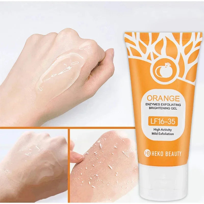 Orange Exfoliating Gel for Face and Body - Deep Pore Cleanser (50g-100g) Scrubs Treatments Tidesmit
