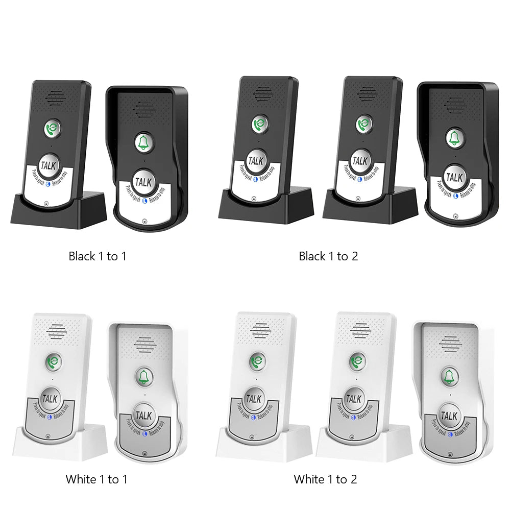 Wireless Long Distance  Intercom Door Phone Two Way Audio Doorbell