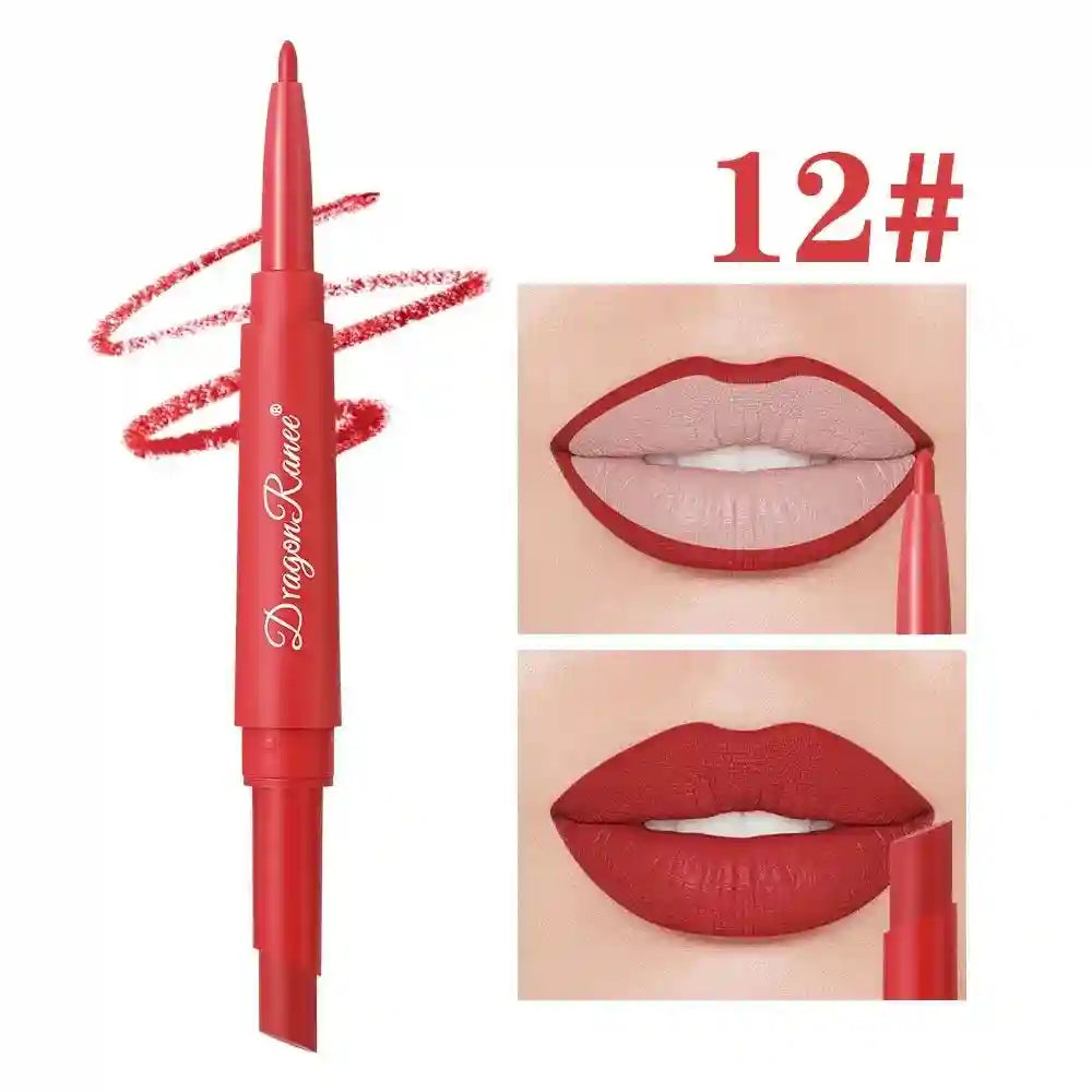 Matte Lip Liner and Lipstick Pen | Waterproof Long Lasting 2-in-1 Lip Care Tidesmit
