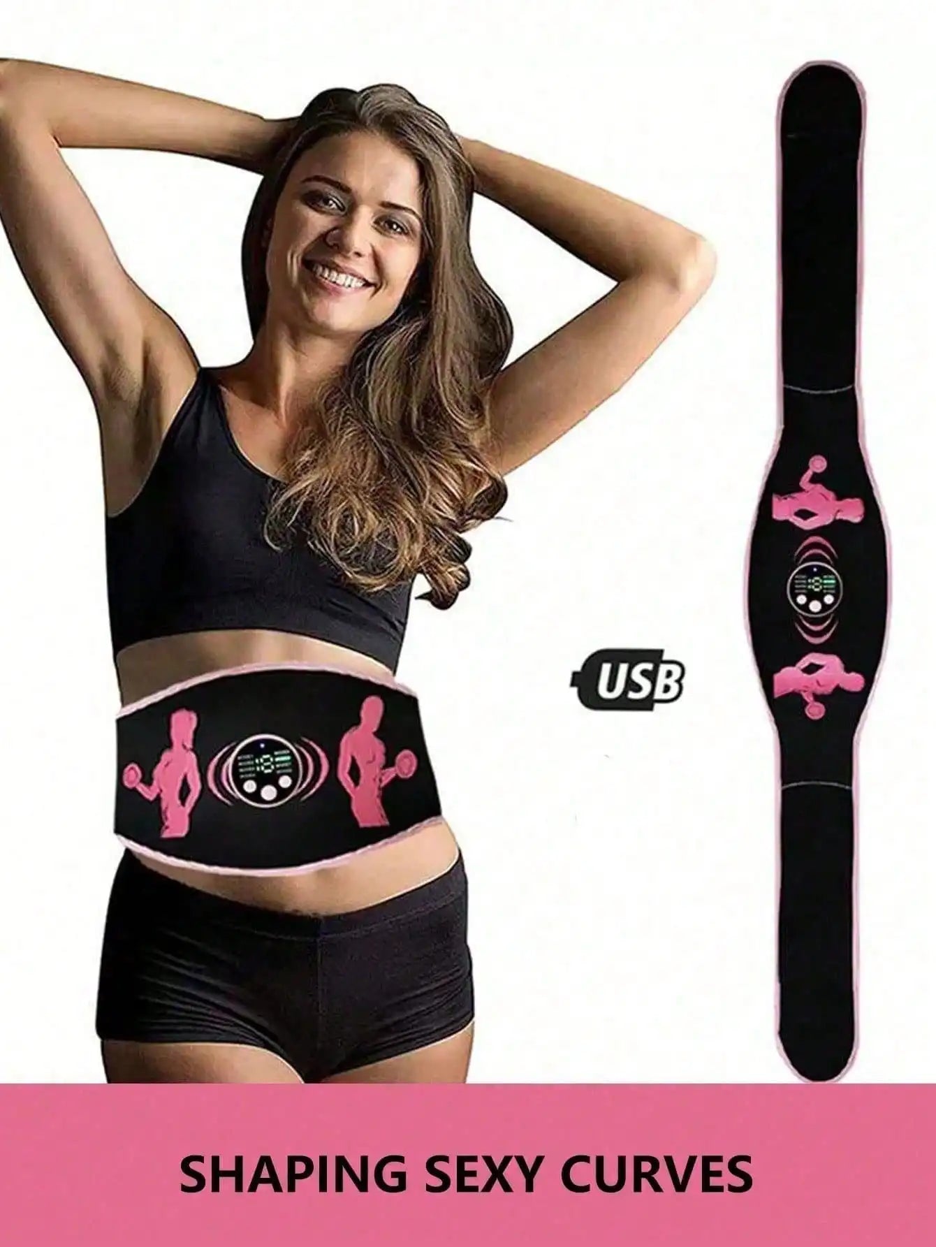 Portable Deep Tissue Massage Gun - Pink Percussive Therapy Device Fascia Gun Tidesmit