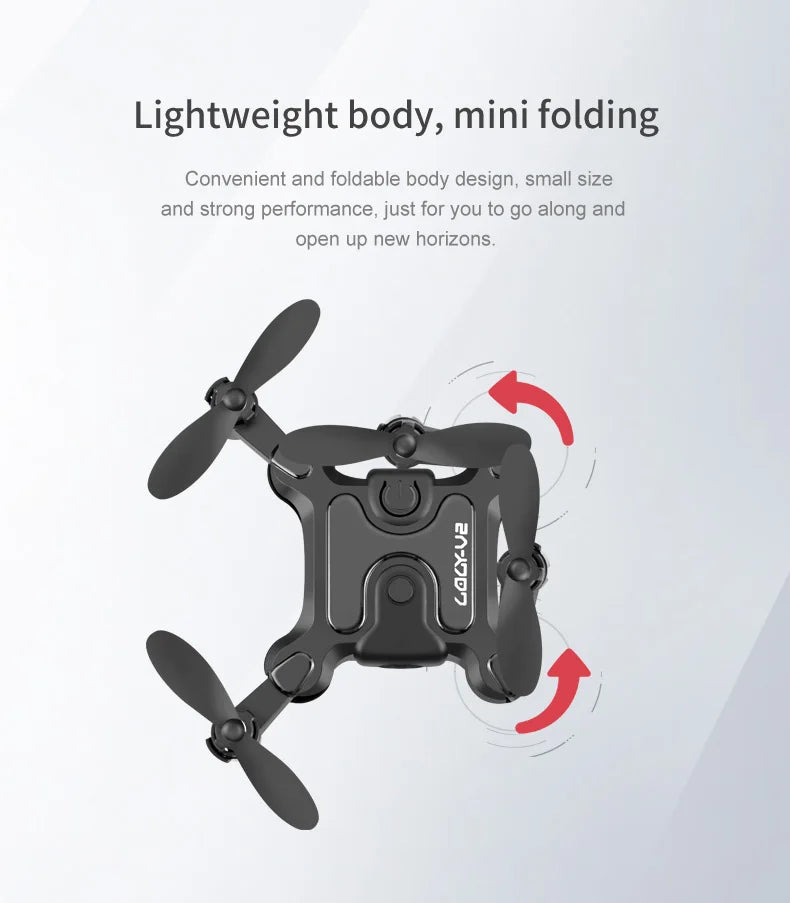 Mini 8K Camera Drone - Foldable FPV Quadcopter with GPS Stability Tidesmit