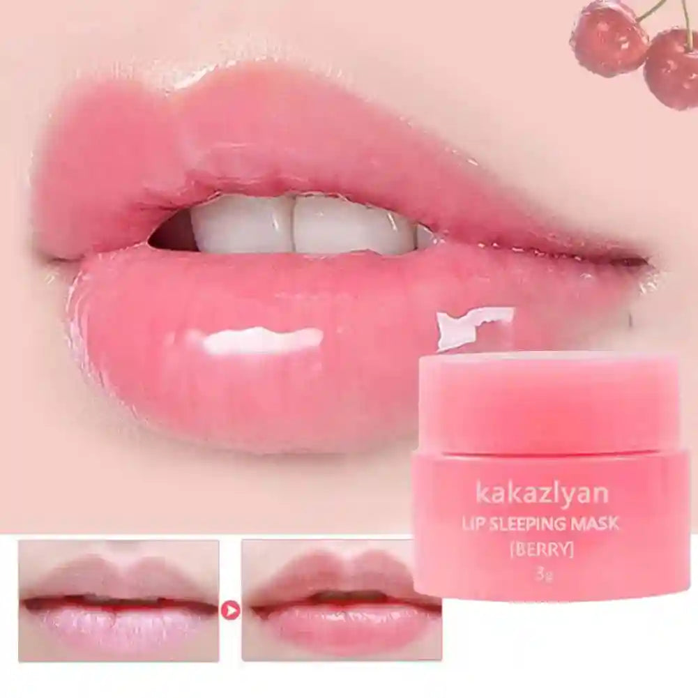 Strawberry Lip Balm Set: Hydrating Lip Treatment & Jelly Mask (2PCS) Lip Care Tidesmit