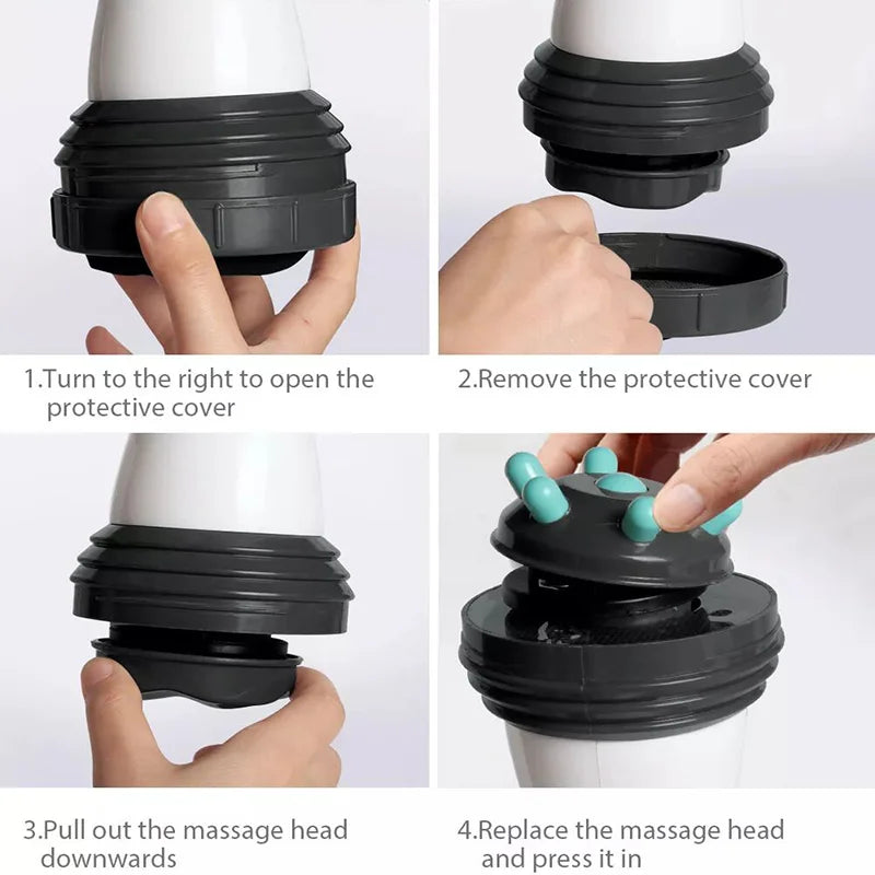 Electric Body Massager for Muscle Relief and Cellulite Reduction Body Shaping Massage Equipment Tidesmit