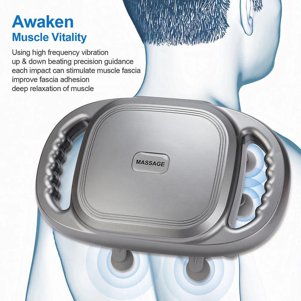 Fascia Gun 22 Head Deep Tissue Percussion Massager - Ergonomic Recovery Fascia Gun Tidesmit