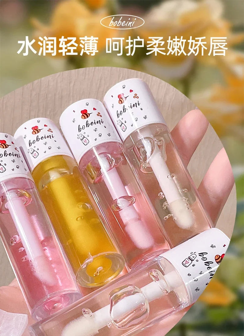 Peach Milk Lip Oil - Nourishing Moisturizing Lip Treatment Balm Lip Care Tidesmit