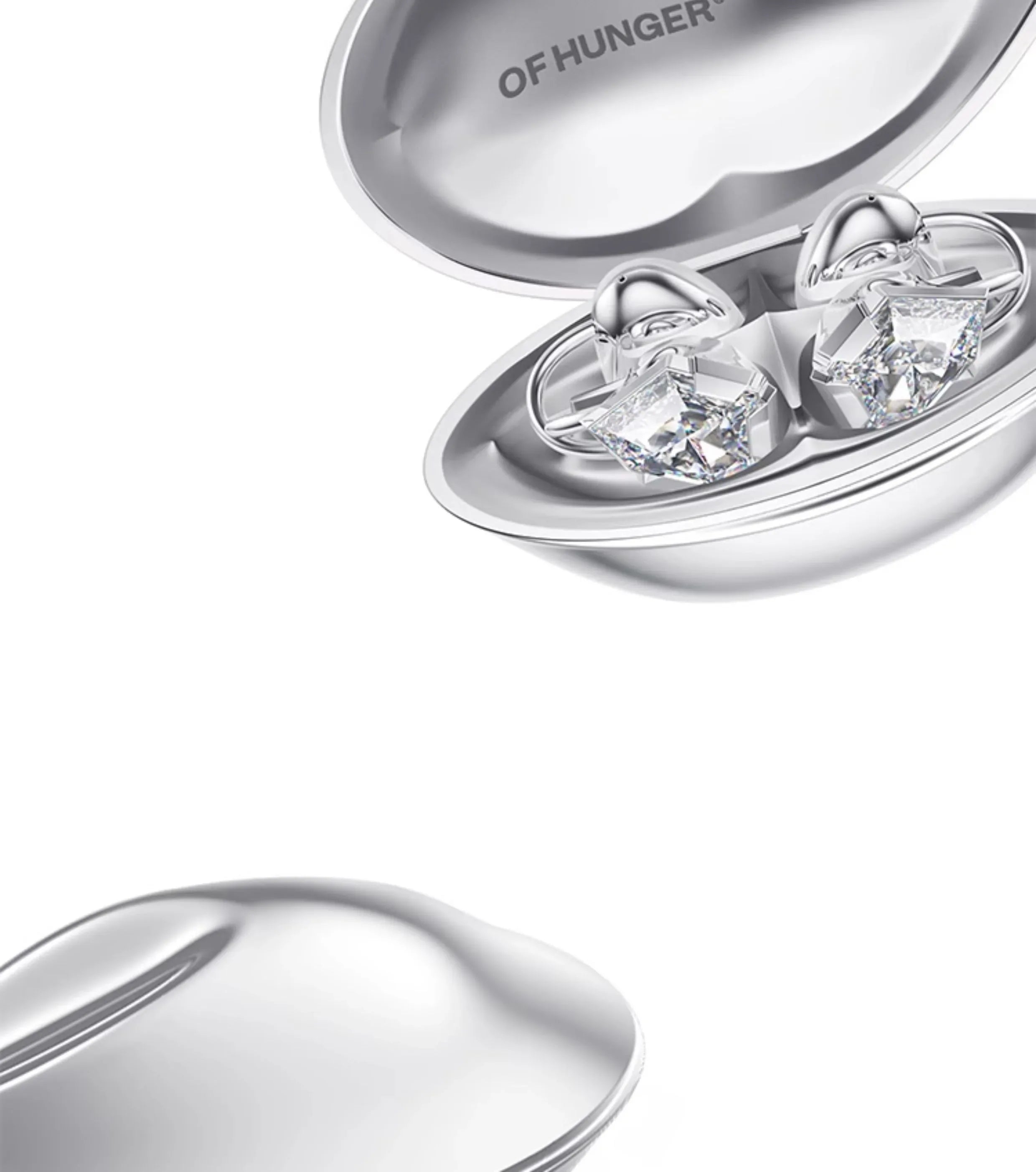 White Zircon Bluetooth Earphones - Tidesmit Wireless TWS 01 Tidesmit