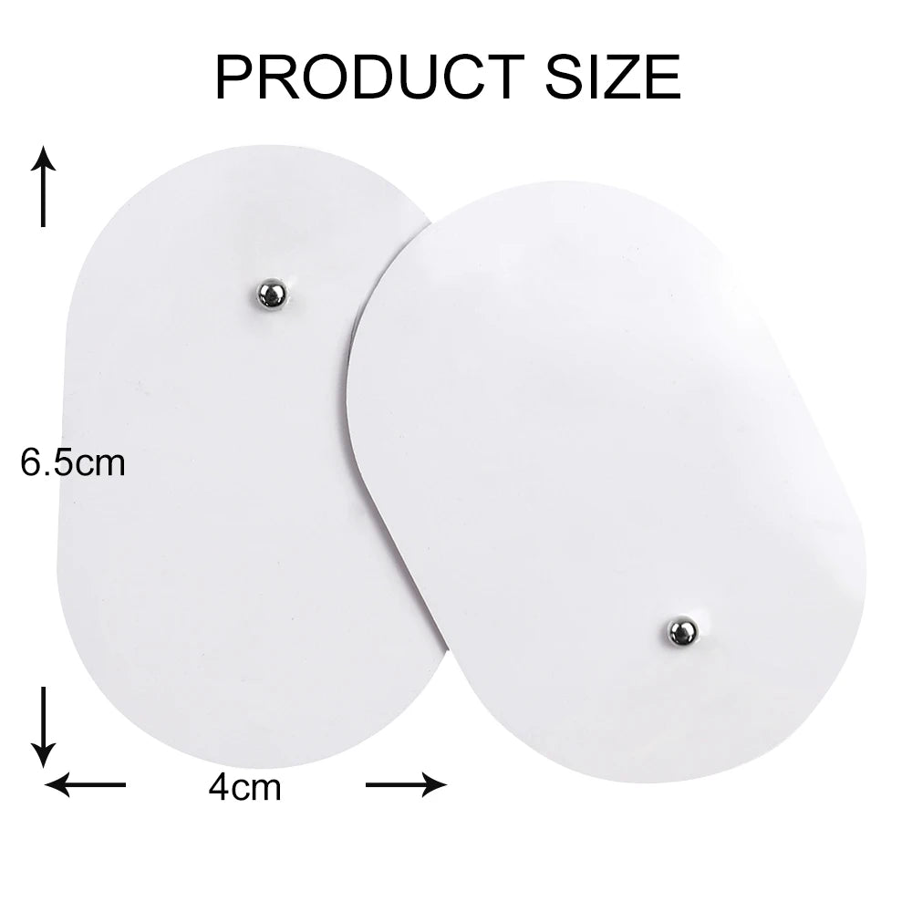 TENS Unit Electrode Pads: Reusable Muscle Stimulator Gel Sets Back Massage Instrument Tidesmit