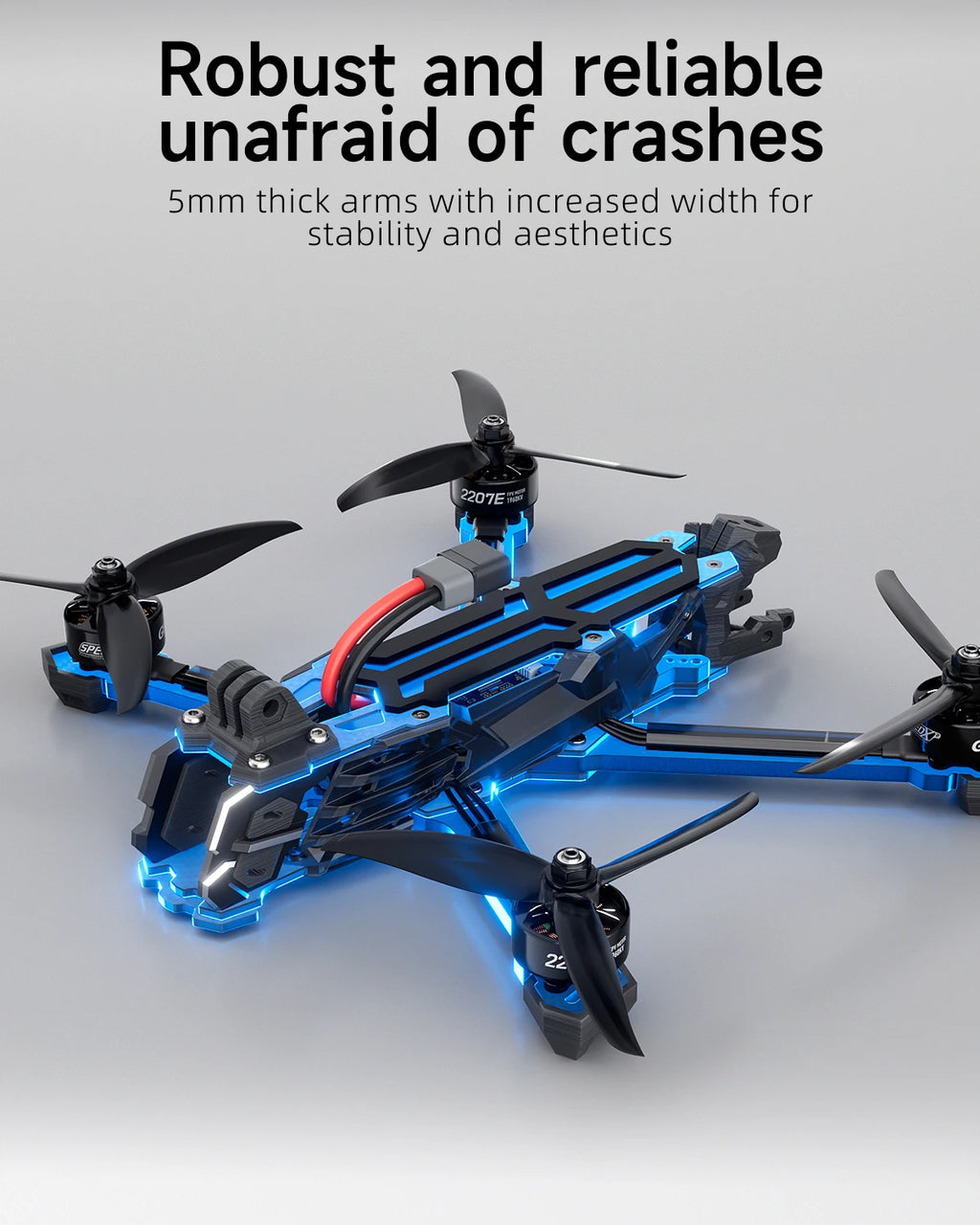 FPV Racing Drone 6 Inch O4 Air Unit Quadcopter Tidesmit X6 Series Tidesmit