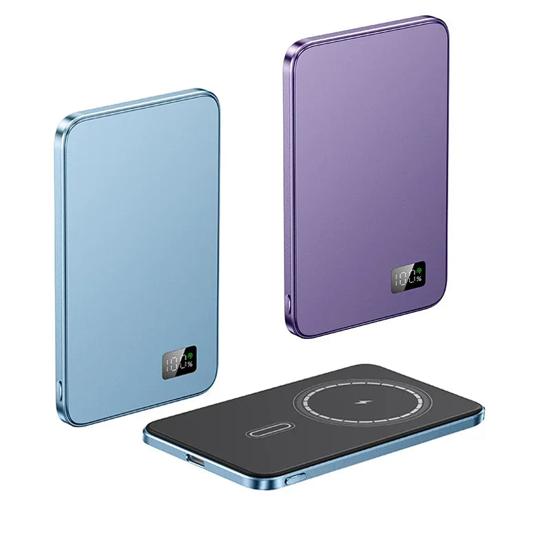 Magnetic Power Bank for iPhone 16 - Fast Wireless Charging Battery Tidesmit