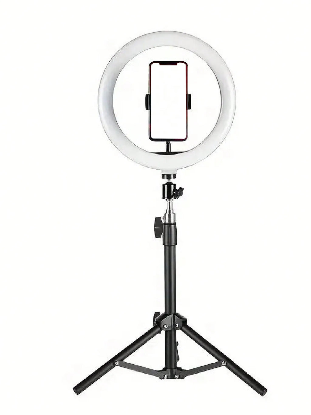 12-Inch LED Ring Light with Tripod - Adjustable Color Temperature Black Tidesmit