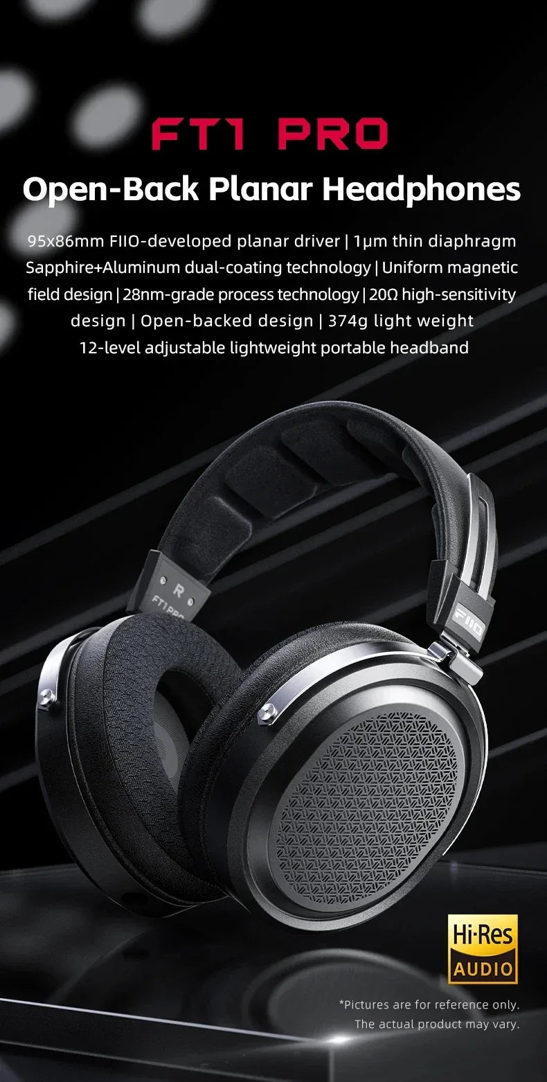 FiiO FT1 Pro Planar Magnetic Headphones Hi-Res Audio | Tidesmit Tidesmit