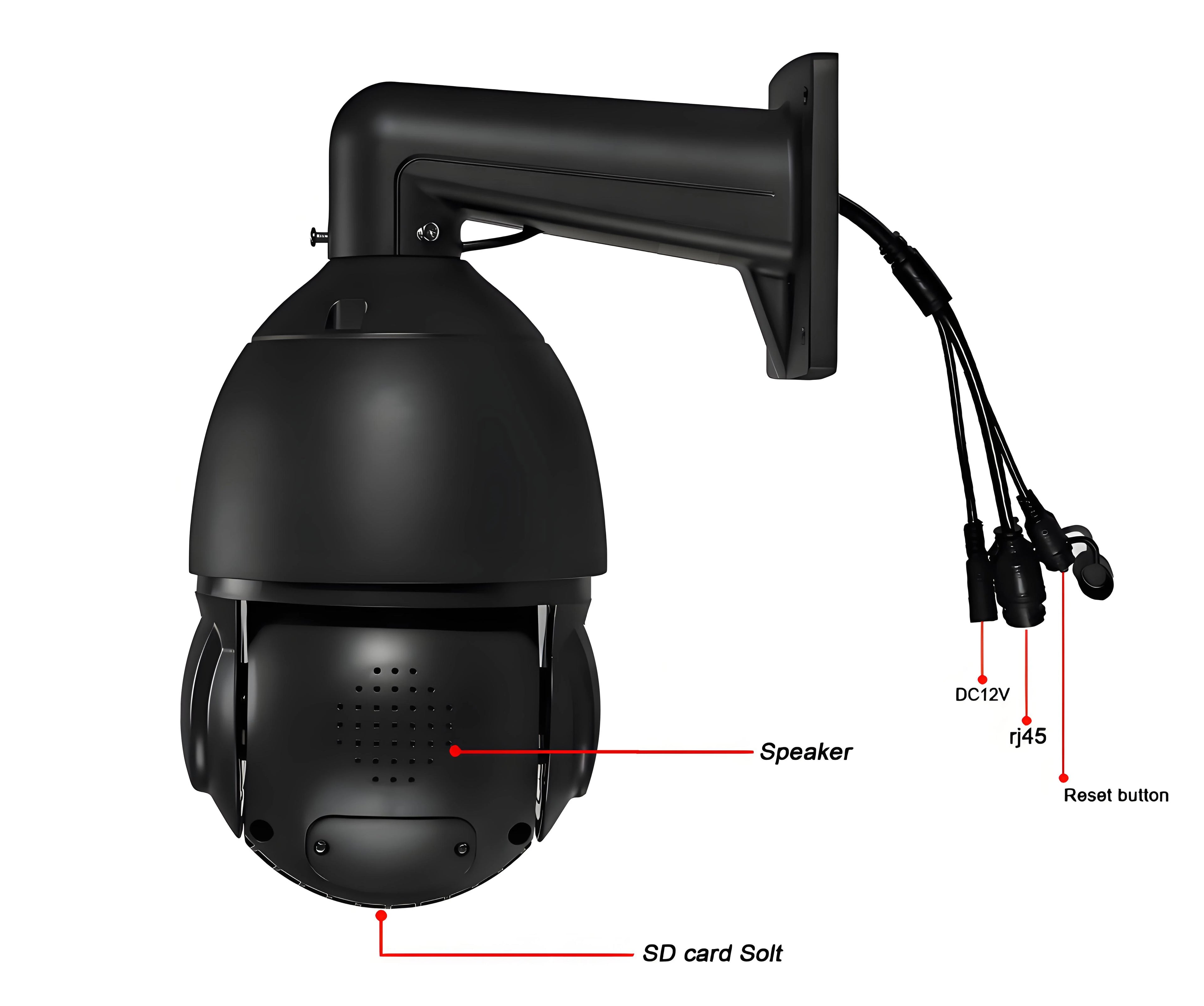 Max.512G Laser Infrared Metal Auto Tracking Cruise 8MP 4K 90X Optical Zoom 360° Audio POE PTZ Speed Dome Surveillance IP Camera