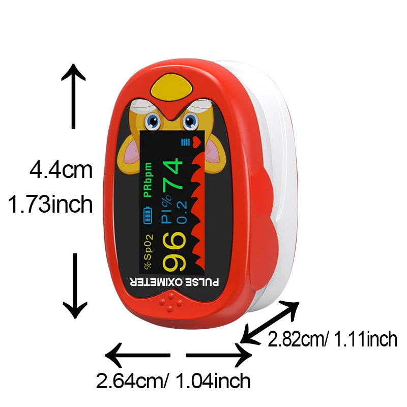 Child Finger Pulse Oximeter Pediatric Oximetro pediatrico De Dedo OLED Rechargeable Neonatal Children kids Puls ioximetro