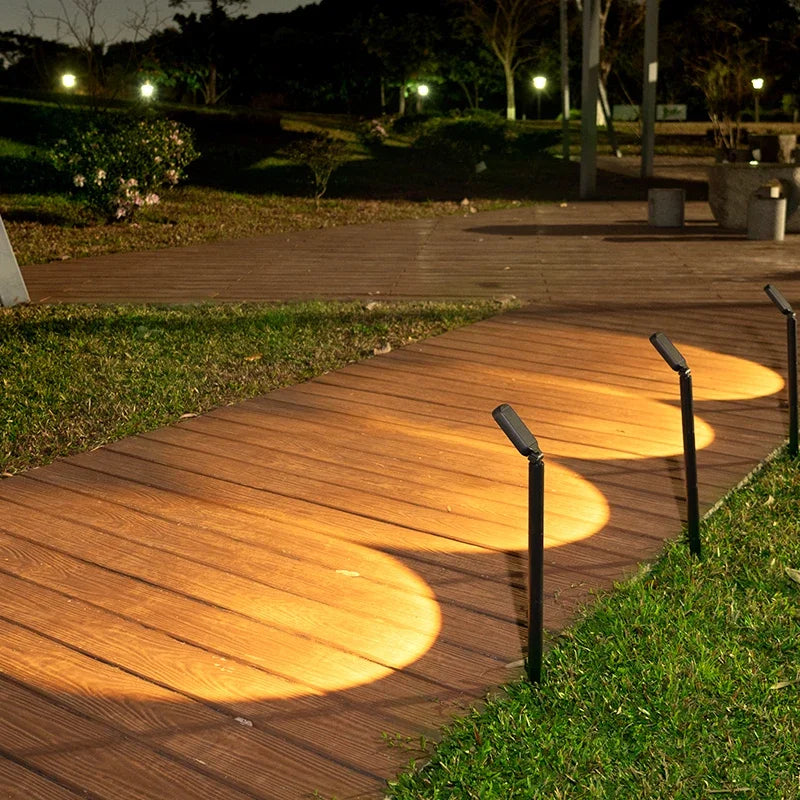 1-4pcs LED Solar Landscape Lights Outdoor IP65 Waterproof Solar Light Solar Garden Spotlight for Yard Lawn Walkway Courtyard