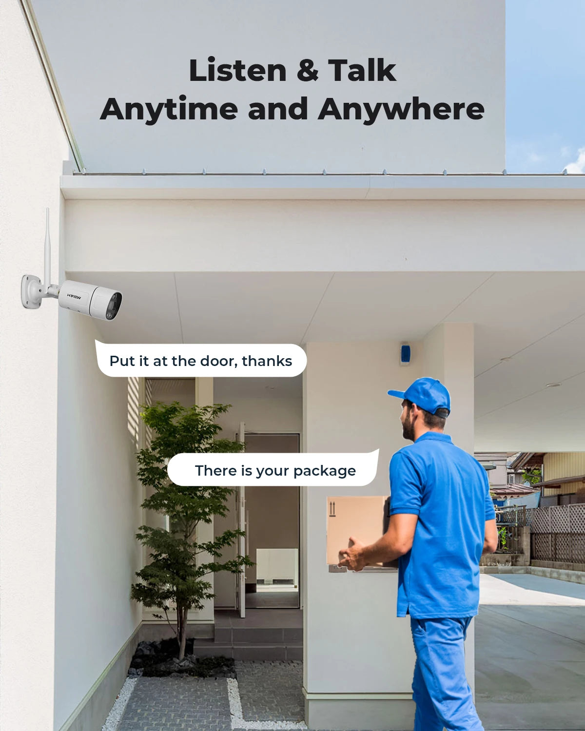 H.view 8CH 5mp Wireless Wifi Camera Security System CCTV Camera Video Surveillance Kit NVR Indoor Outdoor Two-Way Audio Xmeye
