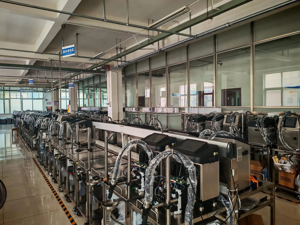 Industrial Cij Continuous Inkjet Printer Date Printing Barcode Batch Coding Machine For Food Beverage Industry