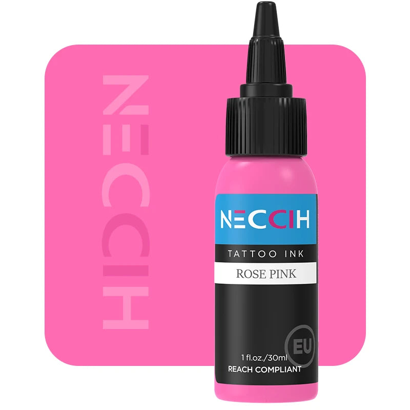 Tattoo Ink Pigment 30ml - Professional PMU Semi-Permanent Set Permanent Makeup Machines Rose pink Tidesmit