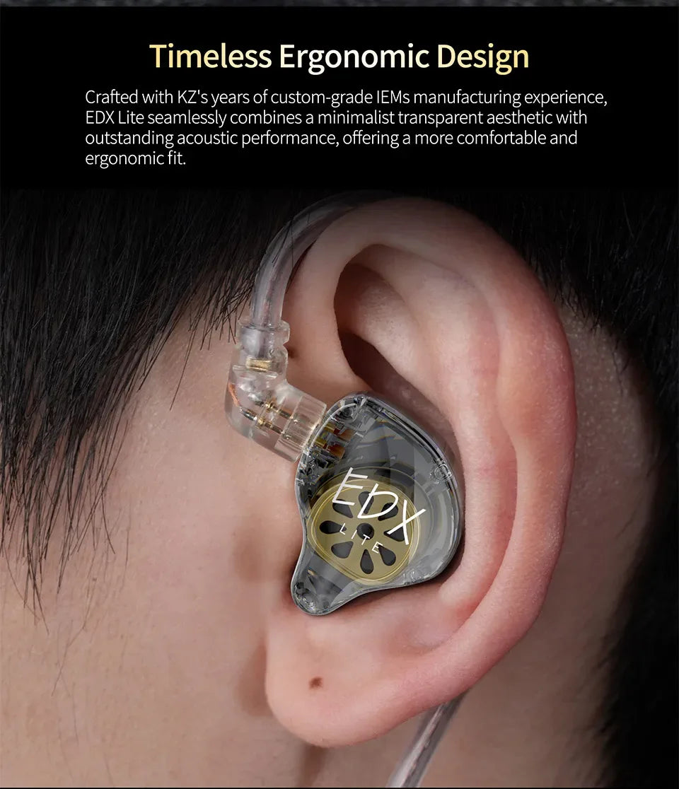 Tidesmit EDX Lite HiFi Bass In-Ear Monitors with Microphone Tidesmit
