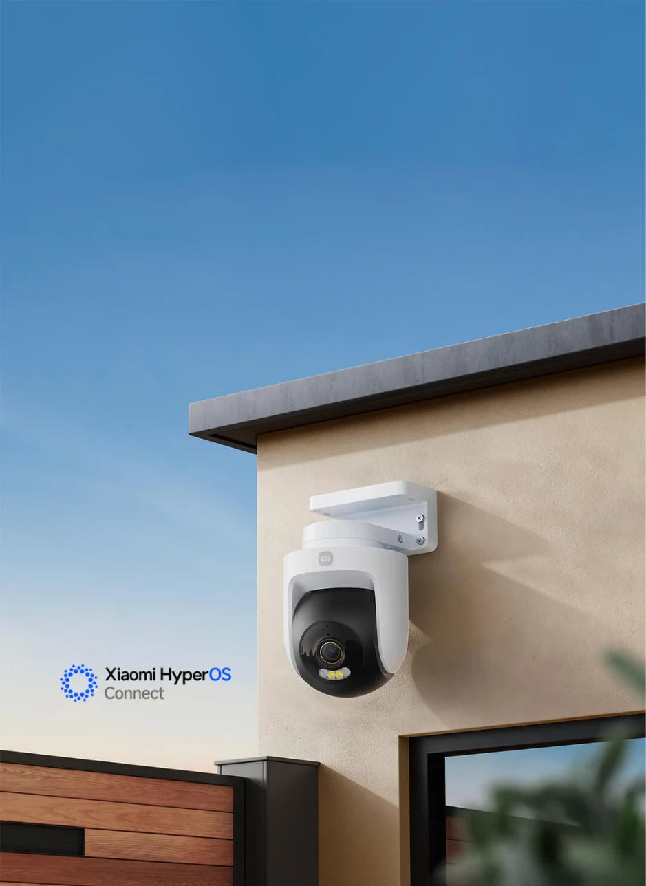 Xiaomi Smart Outdoor Camera 4 8 megapixel 4K image quality AI human-vehicle detection 360° PTZ Full color night vision IP66 CN