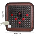 Infrared Jade Massage Cushion | Heated Tourmaline Deep Tissue Support Massage Cushion 45x45cm Tidesmit