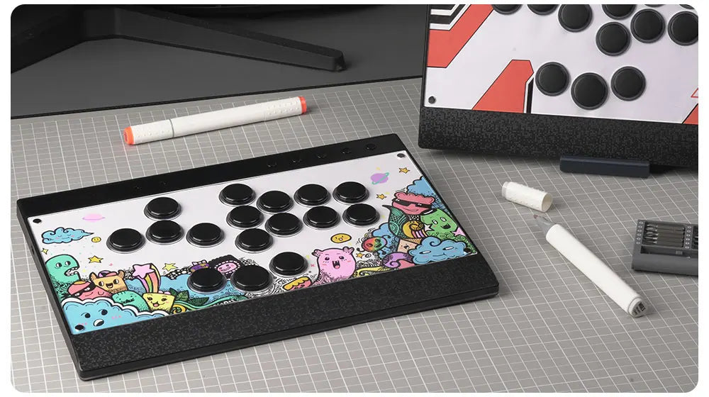 Haute42 C16 Magnetic Leverless Hitbox Controller Stickless Arcade Controller Keyboard For PC/ PS5/PS4 Hitbox Fighting Stick