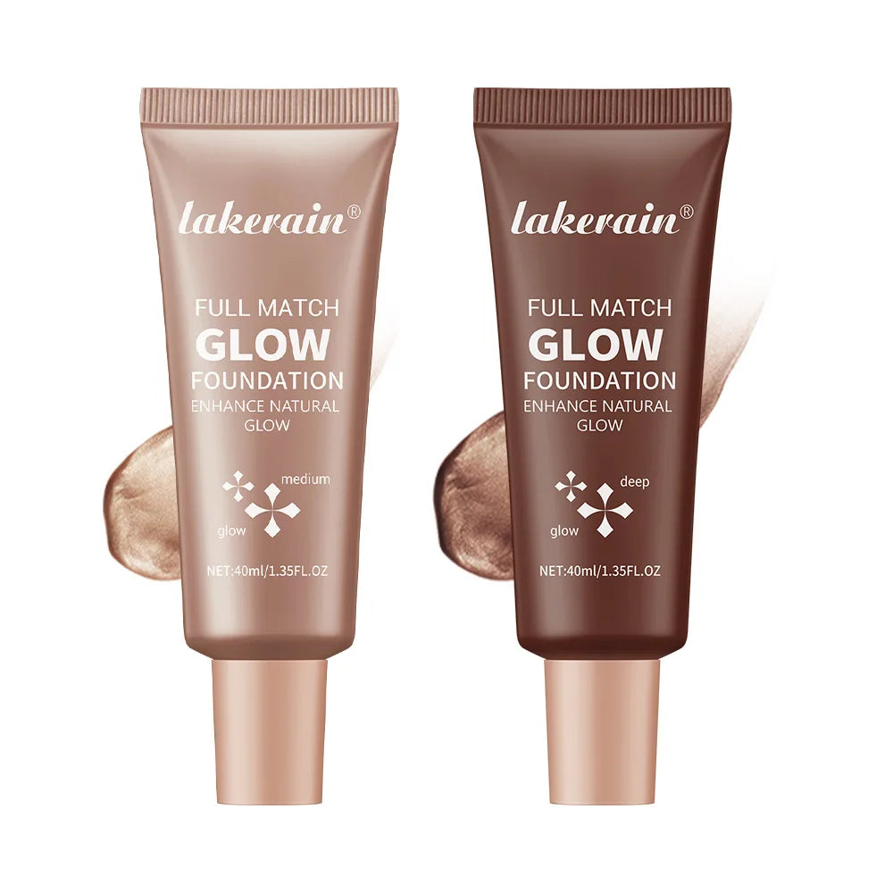 Tidesmit Glowing Foundation liquid texture close-up showing lightweight moisturizing natural glow base